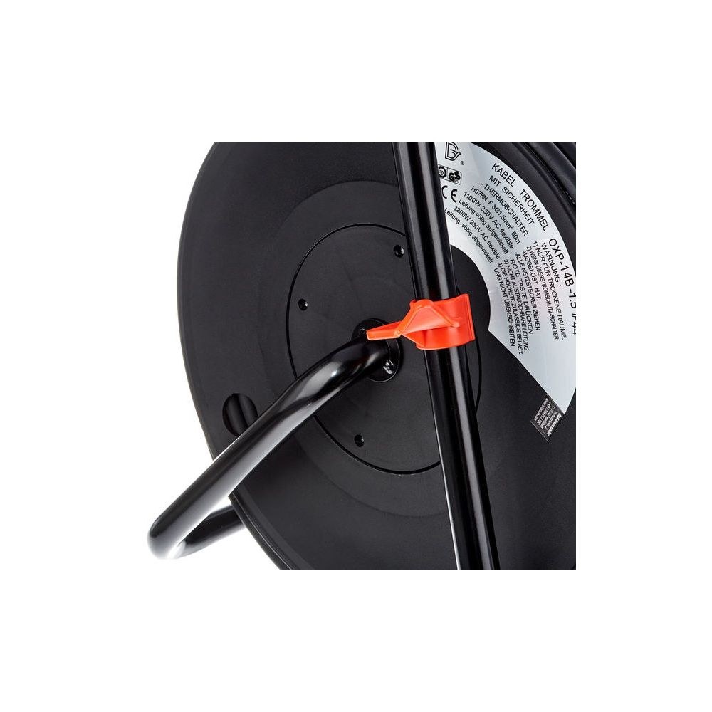 תוף כבל חשמל Varytec באורך 50 מ׳ – כבל גומי H07RN-F 3×1.5 מ״מ², מוגן התזות IP44 7 תוף הכבל של 50 מטר – תוף כבל חשמל, תמונה 7