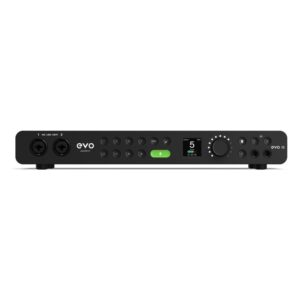 כרטיס קול Audient EVO 16 – 24 כניסות ויציאות, 8 פרה-אמפים ו-Smartgain