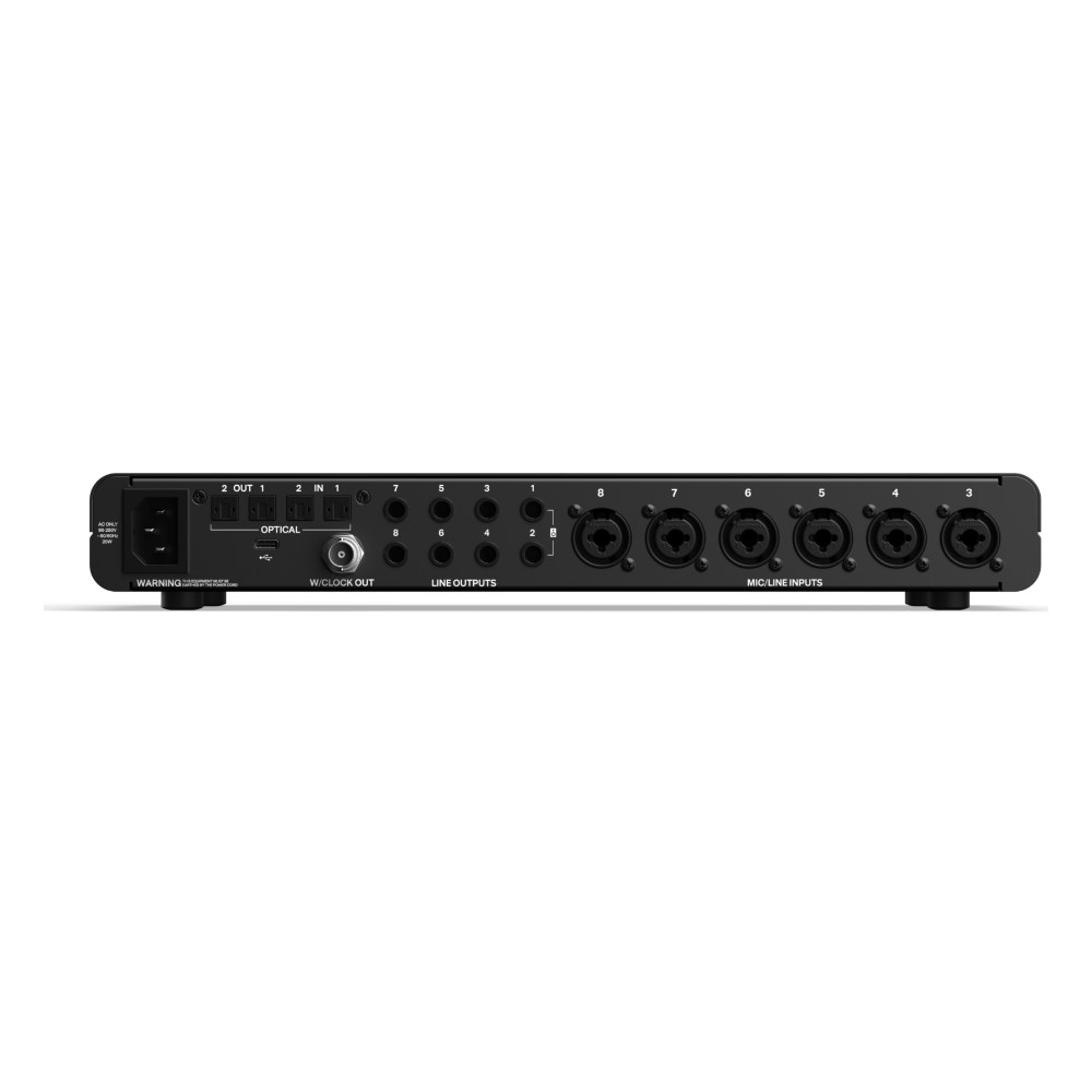 כרטיס קול Audient EVO 16 – 24 כניסות ויציאות, 8 פרה-אמפים ו-Smartgain 4 כרטיס קול Audient EVO 16 עם 8 פרה-אמפים וחיבור USB-C – תמונה 4