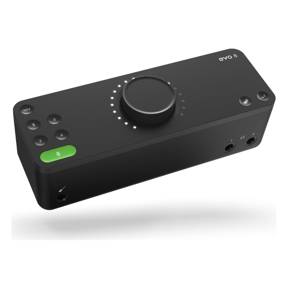 כרטיס קול Audient EVO 8 – ארבע כניסות מיקרופון, Smart Gain ו-4 יציאות מאוזנות 1 כרטיס קול Audient EVO 8 עם ארבע כניסות קומבו