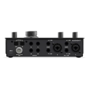 כרטיס קול Audient iD24 – 2 פרה-אמפים Audient Console, הרחבת ADAT ו-Loopback