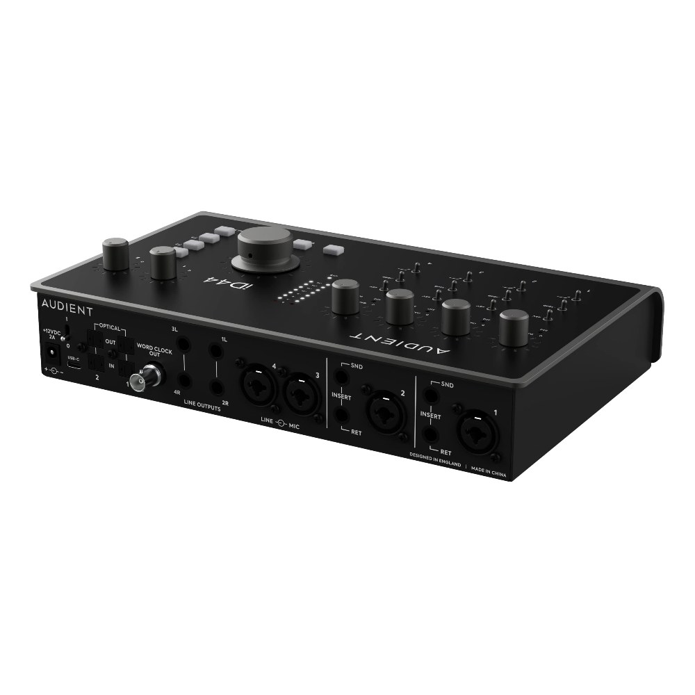 כרטיס קול Audient iD44 MKII – 4 פרה-אמפים Audient Console והרחבת ADAT 3 כרטיס קול Audient iD44 MKII עם 4 פרה-אמפים – תמונה 3