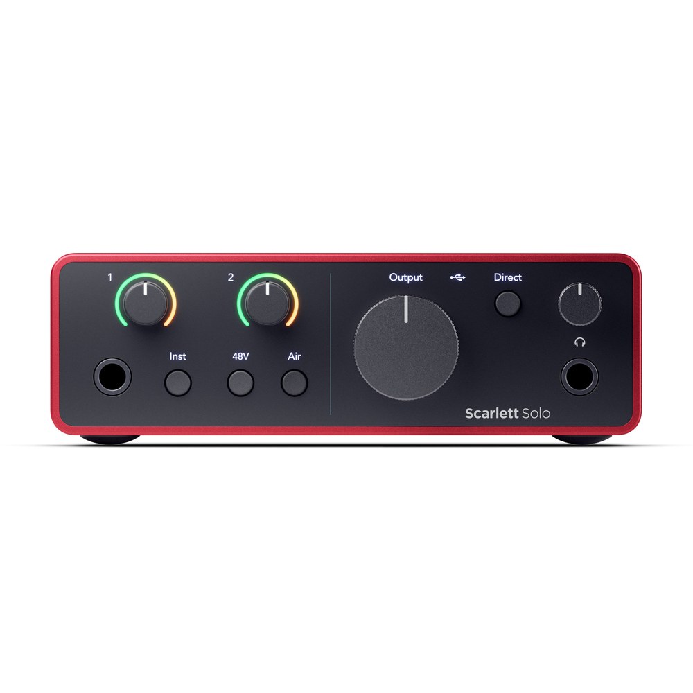 כרטיס קול FOCUSRITE Scarlett Solo דור 4 1 כרטיס קול FOCUSRITE Scarlett Solo דור 4