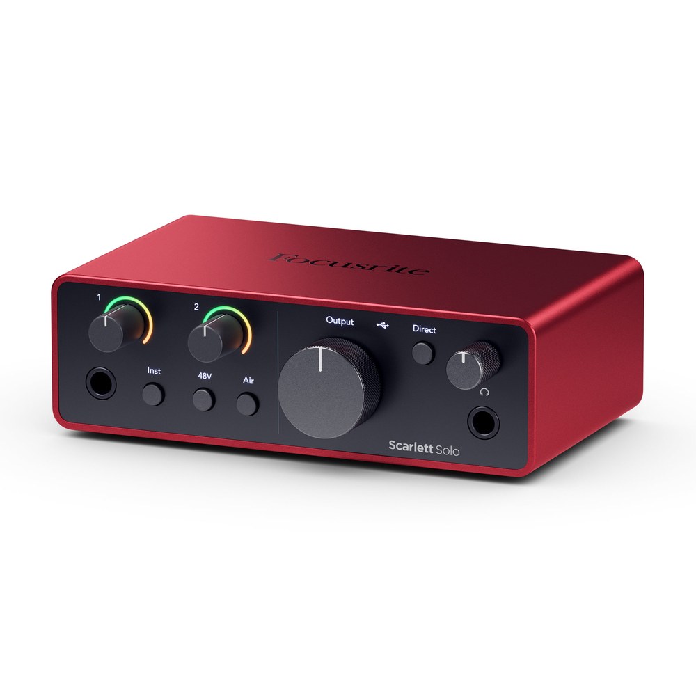 כרטיס קול FOCUSRITE Scarlett Solo דור 4 2 כרטיס קול FOCUSRITE Scarlett Solo דור 4 – תמונה 2