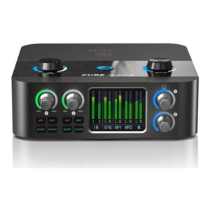 כרטיס קול iCON Cube 4 Nano S – 2 כניסות מיקרופון, UNI OTG ומסך TFT צבעוני
