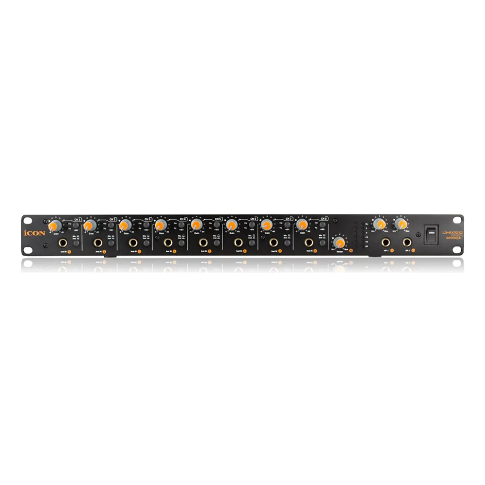 כרטיס קול 10 ערוצים iCON UMix 1010 Rack – 8 פרה-אמפים, 10x10 ו-24-bit 2 כרטיס קול 10 ערוצים iCON UMix 1010 Rack – תמונה 2