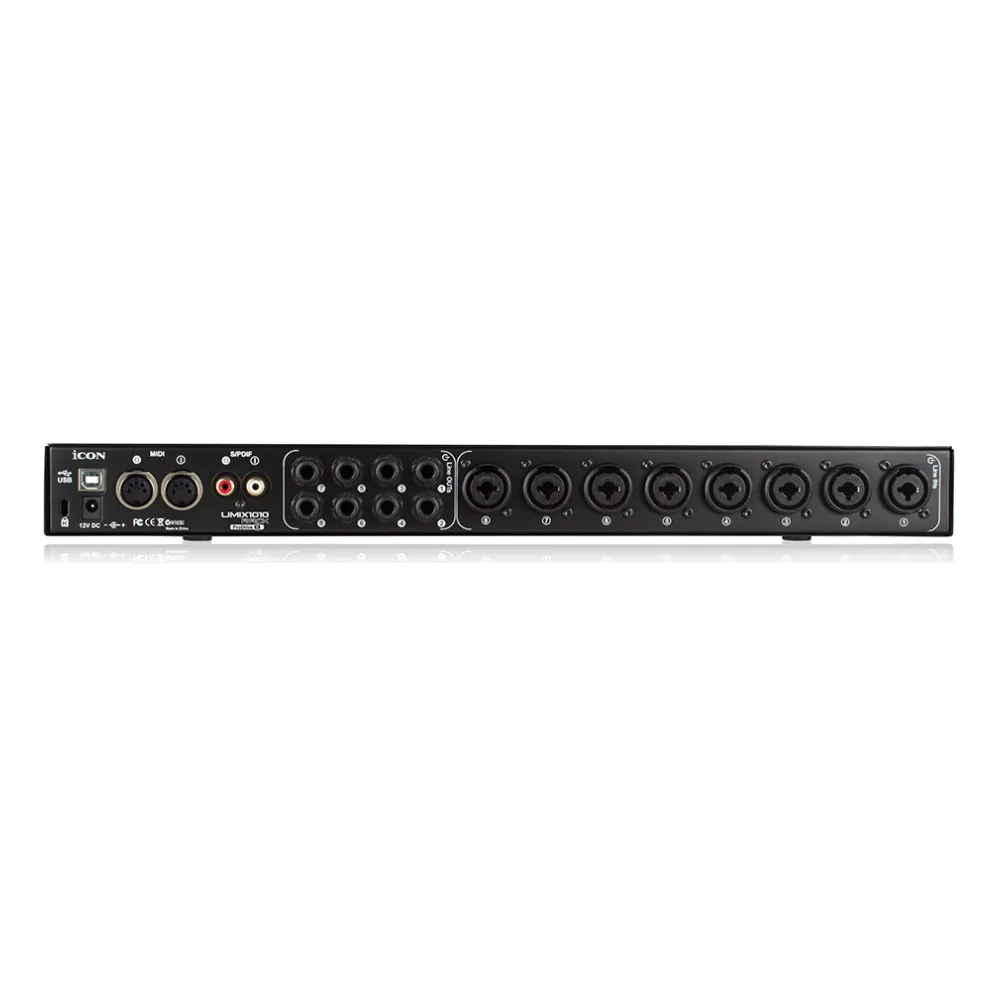 כרטיס קול 10 ערוצים iCON UMix 1010 Rack – 8 פרה-אמפים, 10x10 ו-24-bit 3 כרטיס קול 10 ערוצים iCON UMix 1010 Rack – תמונה 3