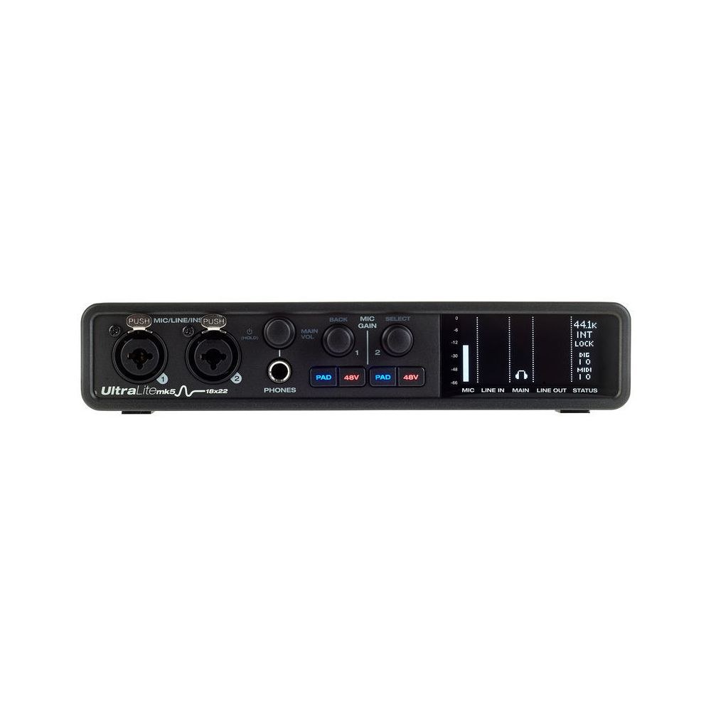 כרטיס קול MOTU UltraLite mk5 – 18×22 עם DSP ומיקסר מוניטור 6 MOTU UltraLite mk5 – כרטיס קול USB, תמונה 6