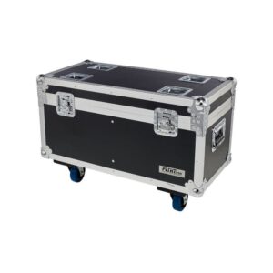 ארגז כבלים על גלגלים Flyht Pro 80×40×40 ס״מ – 2 תאים, 4 גלגלים עם בלמים, 2 ידיות, שחור (יבוא בלעדי)