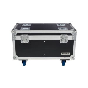 ארגז כבלים על גלגלים Flyht Pro 80×40×40 ס״מ – 2 תאים, 4 גלגלים עם בלמים, 2 ידיות, שחור (יבוא בלעדי)