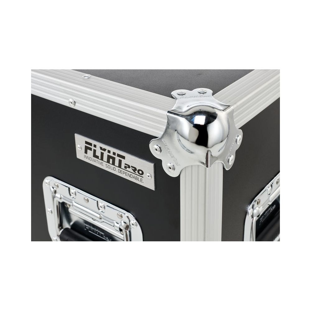 קייס ל-2 רמקולי the box pro DSP 108 – Flyht Pro, 4 גלגלים, תא אביזרים, 6 ידיות (יבוא בלעדי) 6 הקייס לזוג DSP 108 – קייס לרמקולים, תמונה 6