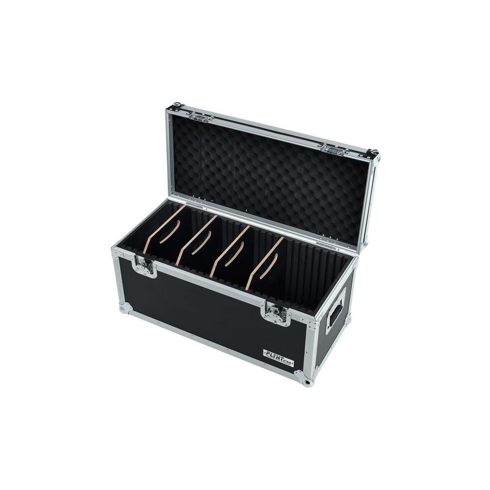 קייס אוניברסלי לפנסי PAR שטוחים Flyht Pro – 4 מחיצות מתכווננות, פנים 71.5×30.5×28.5 ס״מ (יבוא בלעדי) 5 הקייס האוניברסלי לפנסים שטוחים – קייס לפנסים, תמונה 5