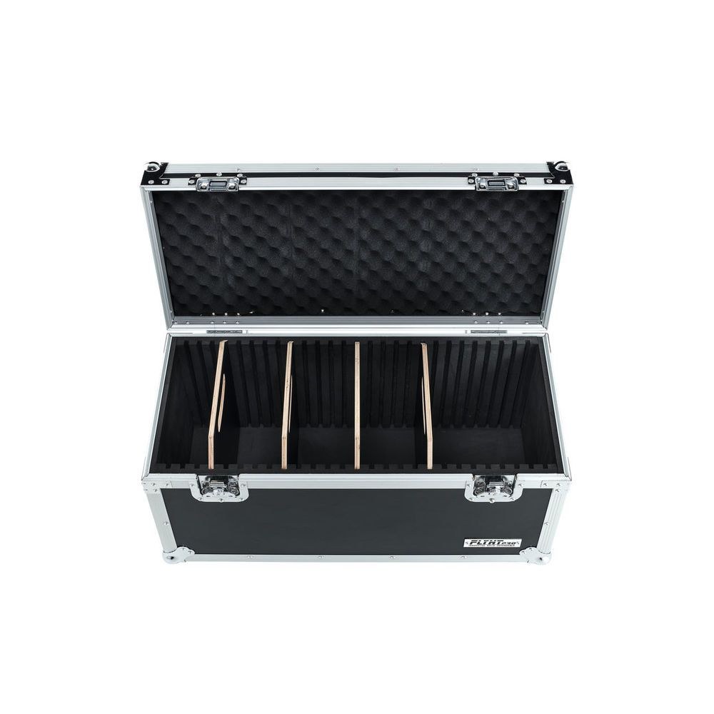 קייס אוניברסלי לפנסי PAR שטוחים Flyht Pro – 4 מחיצות מתכווננות, פנים 71.5×30.5×28.5 ס״מ (יבוא בלעדי) 6 הקייס האוניברסלי לפנסים שטוחים – קייס לפנסים, תמונה 6