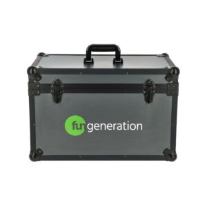 ארגז הובלה מעוצב Fun Generation – 55×30×35 ס״מ, ידיות אחיזה, סוגרי קפיץ, לציוד במה (יבוא בלעדי)