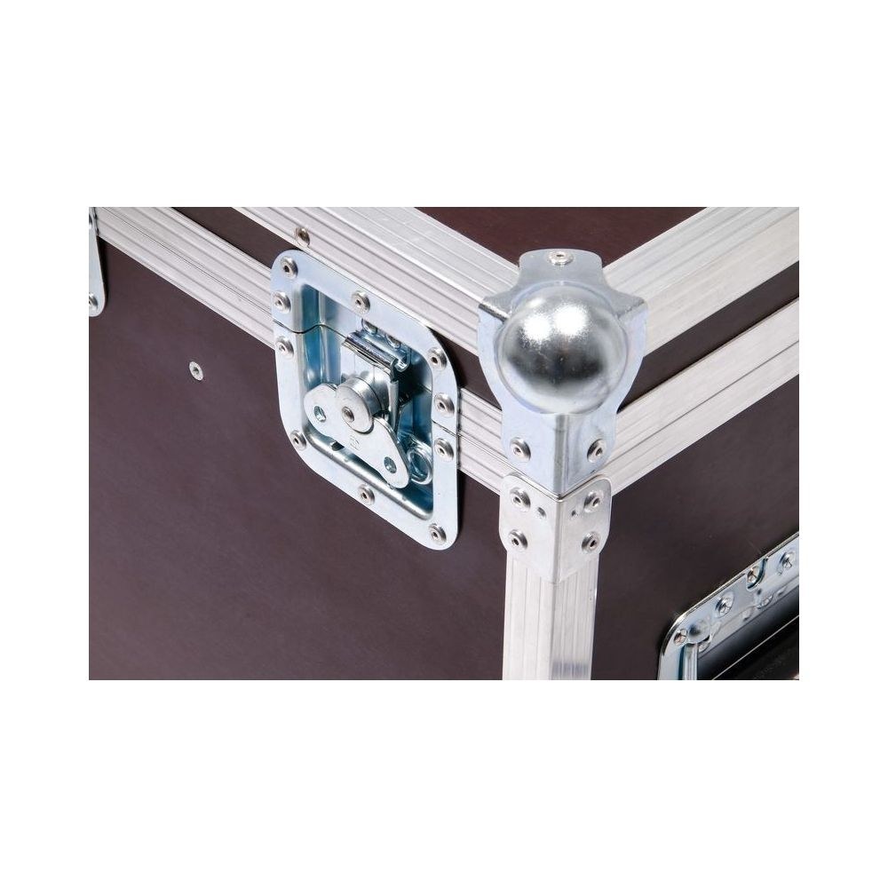 קייס טיסה לשני פנסי Stairville Revue LED 120 COB – דיקט ליבנה, ספוג גלי במכסה, תוצרת גרמניה 7 הקייס לשני פנסי Revue LED – קייס לפנסי תאורה, תמונה 7