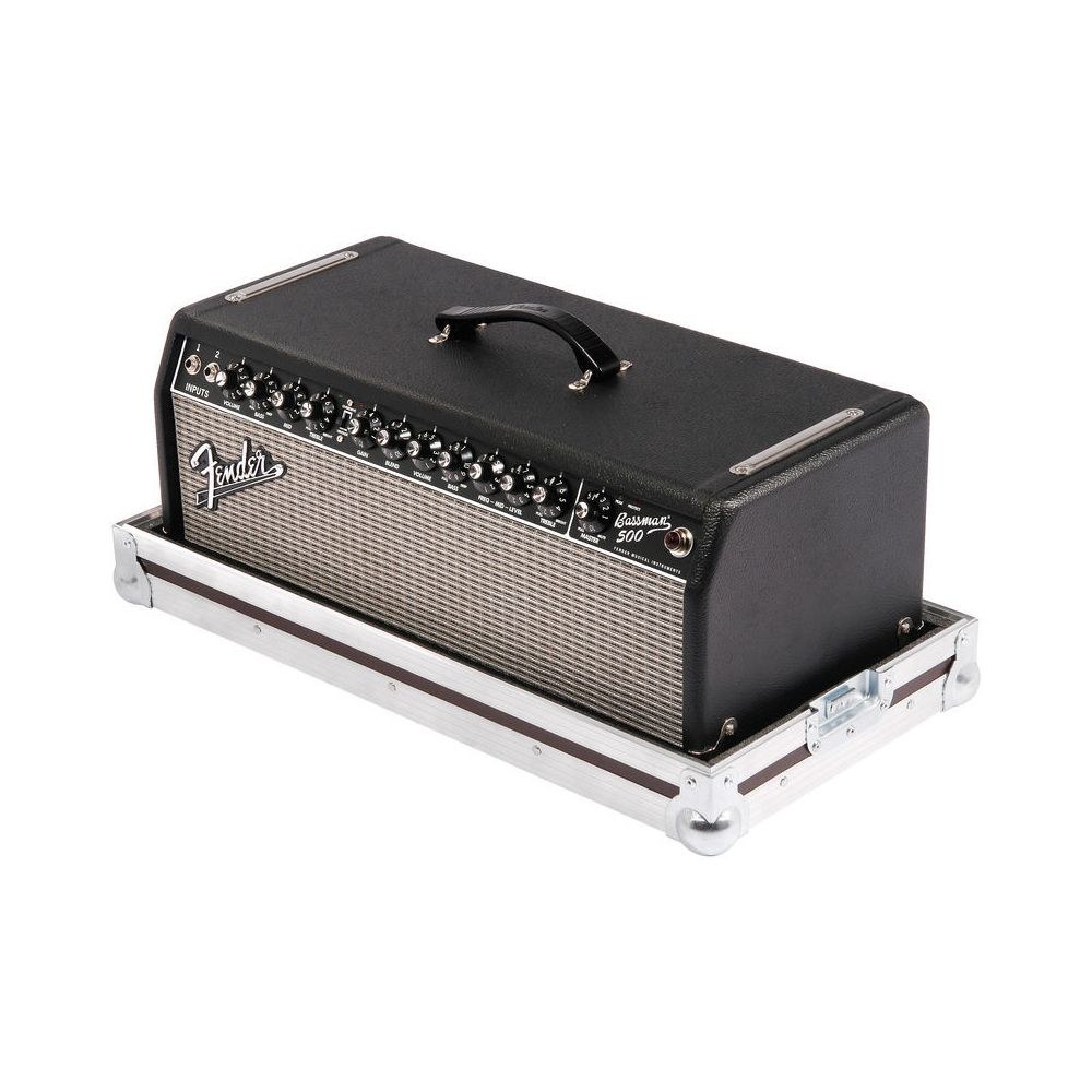 קייס קשיח לראש מגבר בס Fender Bassman 500 / 800 – ריפוד ספוג מלא, 2 ידיות מתקפלות, תוצרת גרמניה 6 הקייס ל-Bassman 500 – קייס לראש מגבר, תמונה 6