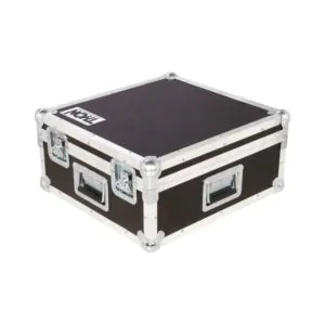 קייס טיסה ל-4 רמקולי L-Acoustics 5XT – תא אביזרים מרופד לבד, 3 ידיות, דיקט 6.8 מ״מ, תוצרת גרמניה