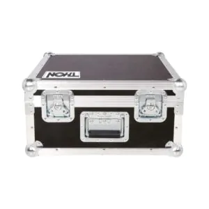 קייס טיסה ל-4 רמקולי L-Acoustics 5XT – תא אביזרים מרופד לבד, 3 ידיות, דיקט 6.8 מ״מ, תוצרת גרמניה