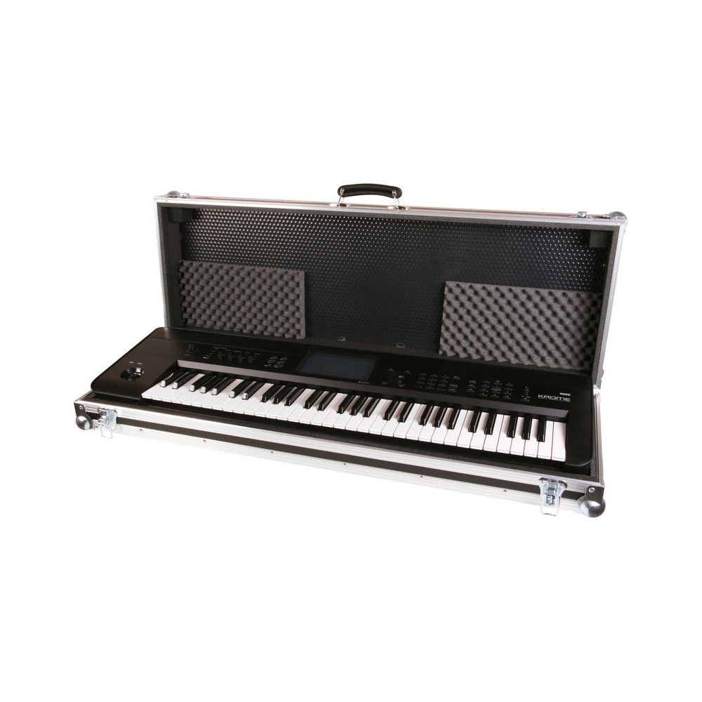 קייס קשיח ל-Korg Krome 61 ול-King Korg – פלסטיק שחור 7 מ״מ, ריפוד, תוצרת גרמניה (יבוא בלעדי) 7 הקייס ל-Krome 61 – קייס לקלידים, תמונה 7