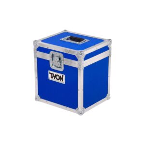 קייס לתקליטי ויניל ל-80 תקליטים – דיקט 7 מ״מ, מכסה נשלף עם ספוג, כחול, תוצרת גרמניה (יבוא בלעדי)