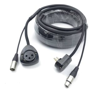 כבל XLR משולב חשמל ABC Cables MA521-3L15 – 15 מטר, אות וחשמל בכבל אחד