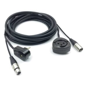 כבל XLR משולב חשמל ABC Cables MA521-3L15 – 15 מטר, אות וחשמל בכבל אחד