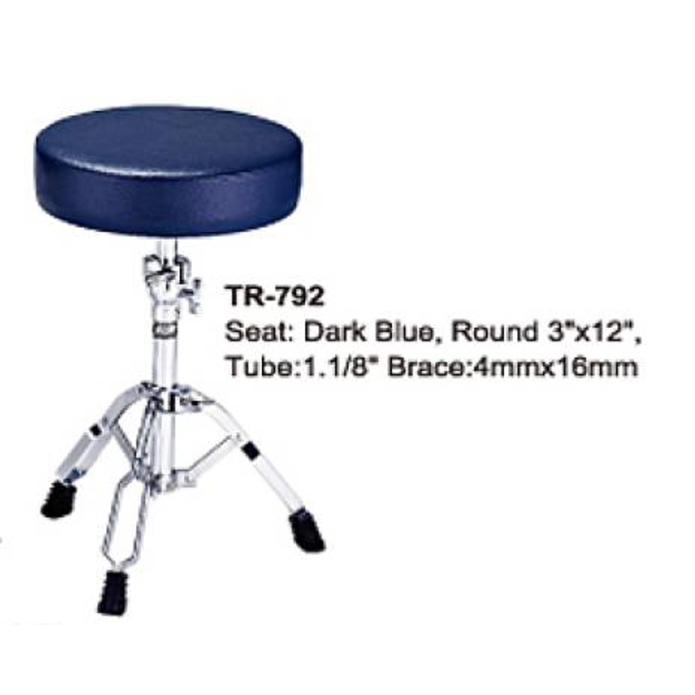 כיסא מתופף עגול Power Beat TR-792 Dark שחור 1 כיסא מתופף עגול Power Beat TR-792 Dark שחור