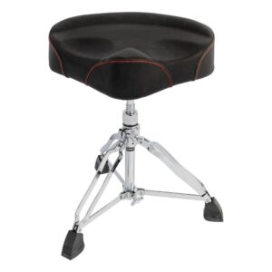 כיסא תופים מקצועי Koala Drums YWDS-07L – מושב אוכף, גובה 49–62 ס״מ עם Memory Lock