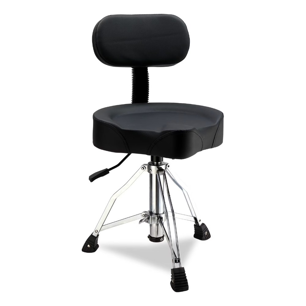 כיסא תופים מקצועי עם משענת Koala Drums YWDS-13A – שחור, עומס עד 200 ק״ג 1 כיסא תופים עם משענת Koala Drums YWDS-13A בצבע שחור