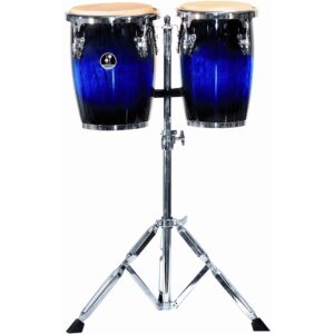 זוג מיני קונגות SONOR 9+10 אינץ׳ כולל סטנד – Blueburst