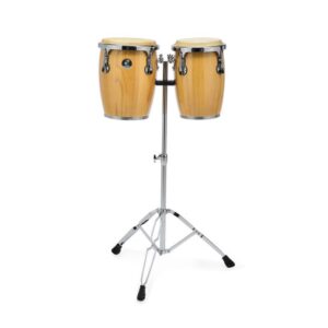 זוג מיני קונגות SONOR 9+10 אינץ׳ כולל סטנד – טבעי