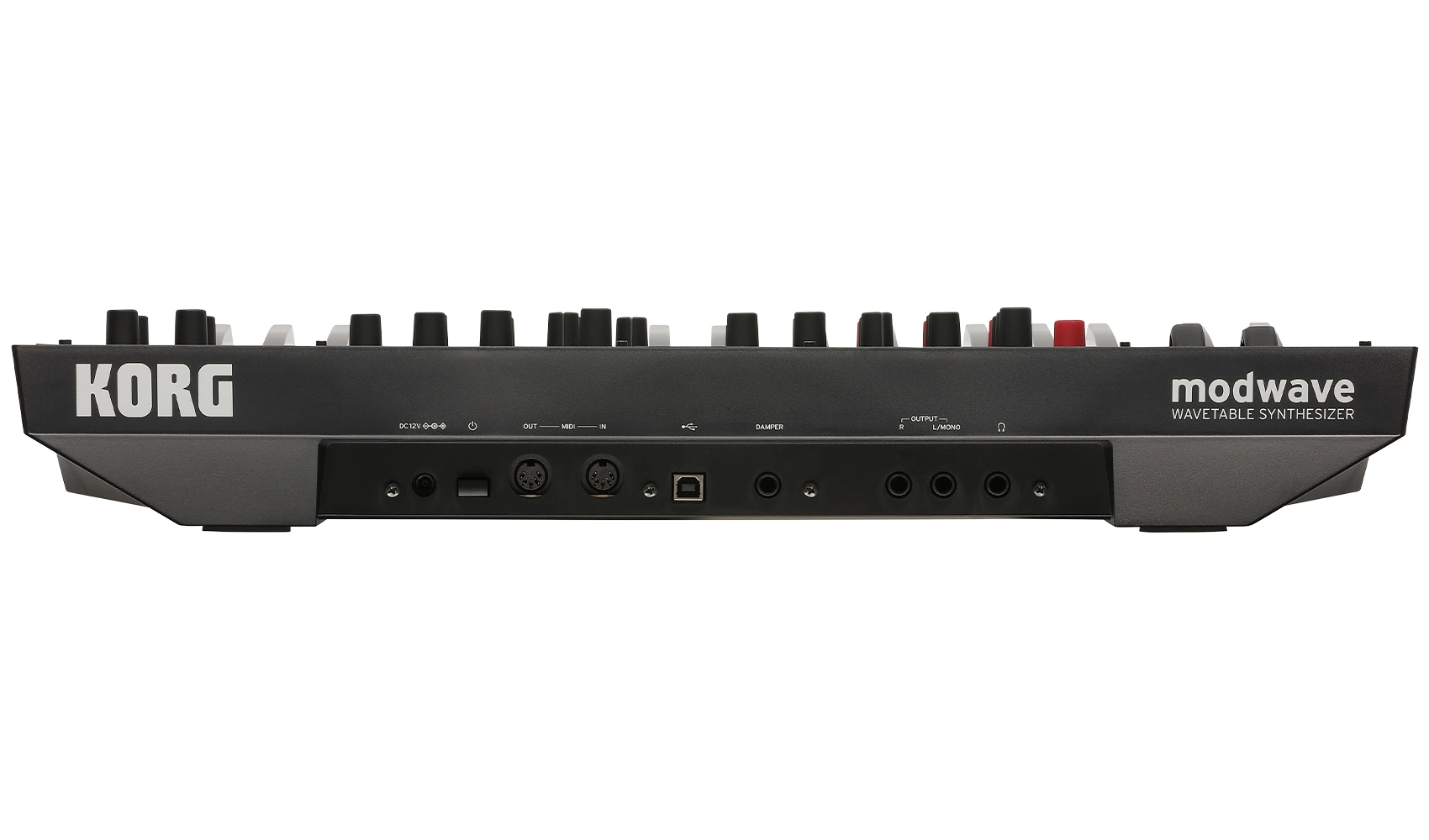 Korg Modwave MKII – סינתיסייזר Wavetable עם 37 קלידים 2 חיבורי Korg Modwave MKII: MIDI, USB, דוושה, יציאות שמע ואוזניות