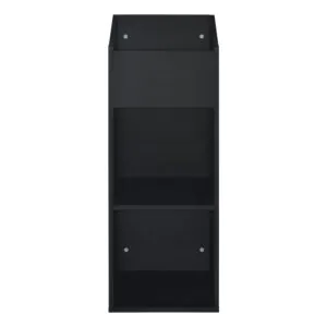 מעמד לתקליטים ולפטיפון Musiea BX240 בצבע שחור – עד 240 תקליטים, קומפקטי