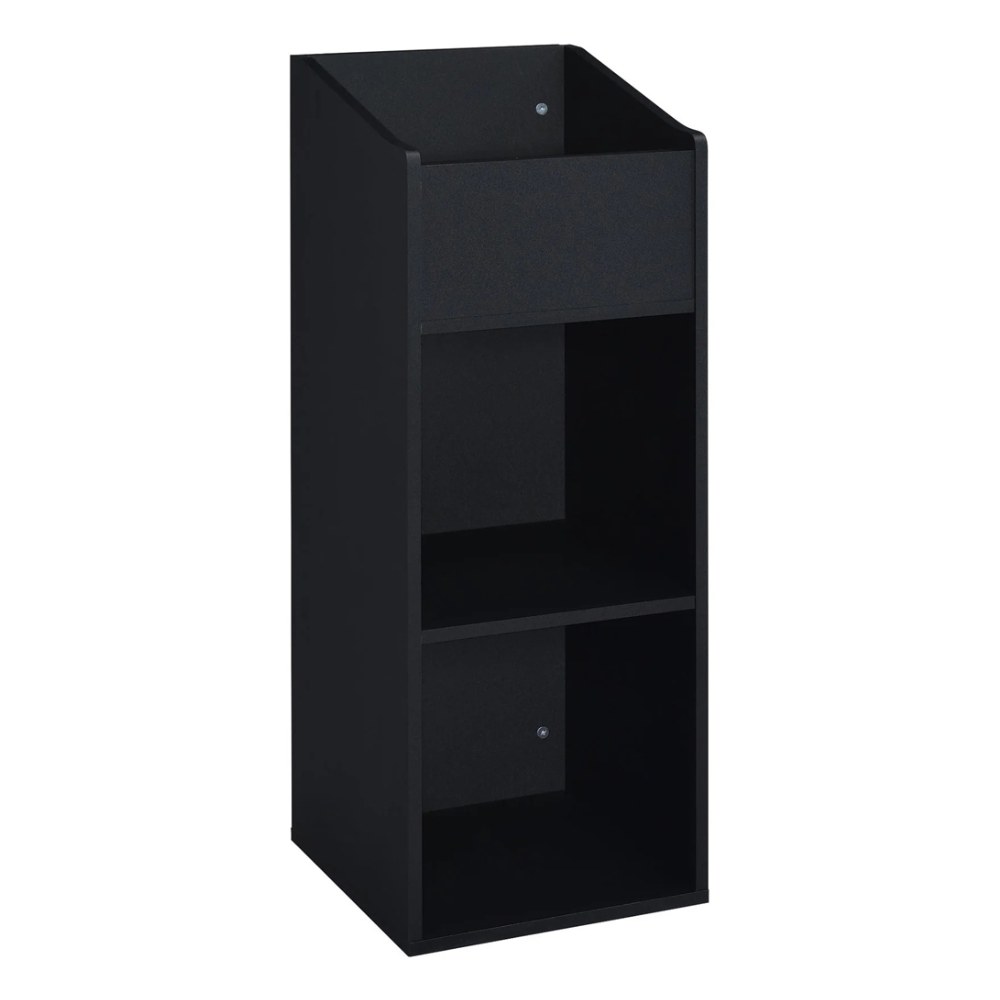 מעמד לתקליטים ולפטיפון Musiea BX240 בצבע שחור – עד 240 תקליטים, קומפקטי 4 מעמד לתקליטים ולפטיפון Musiea BX240 בצבע שחור – תמונה 4