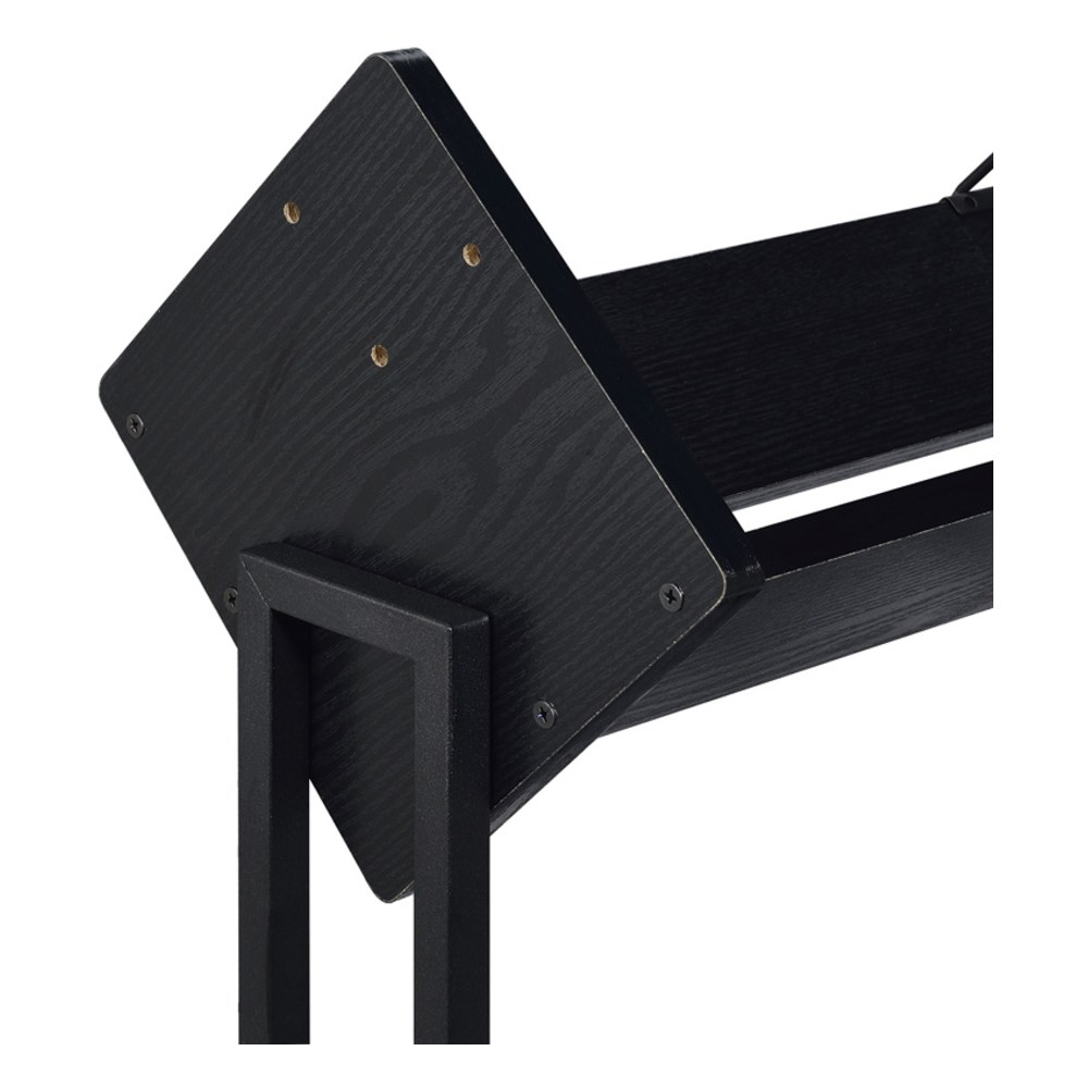 מעמד לתקליטים ולפטיפון Musiea BX300 בצבע שחור – 3 קומות, עד 300 תקליטים 4 מעמד לתקליטים ולפטיפון Musiea BX300 בצבע שחור, 3 קומות – תמונה 4
