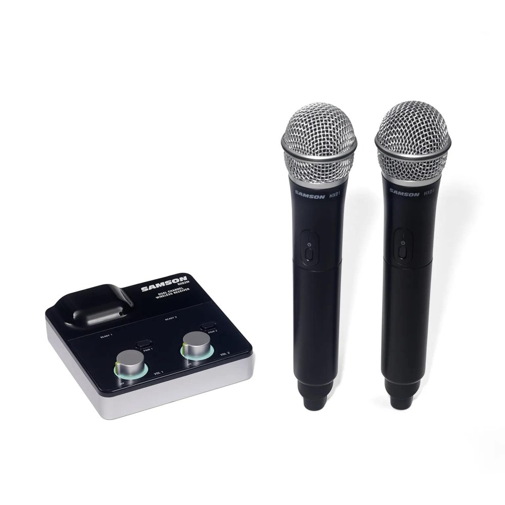 זוג מיקרופונים אלחוטיים ידניים SAMSON Stage XPD2m 1 זוג מיקרופונים אלחוטיים ידניים SAMSON Stage XPD2m