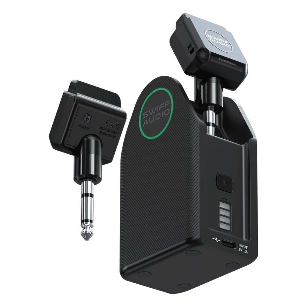 מערכת אלחוטית לגיטרה Swiff Audio WX-503 – שידור 5.8GHz וקייס טעינה 5200mAh 2 מערכת אלחוטית לגיטרה Swiff Audio WX-503 עם קייס טעינה – תמונה 2