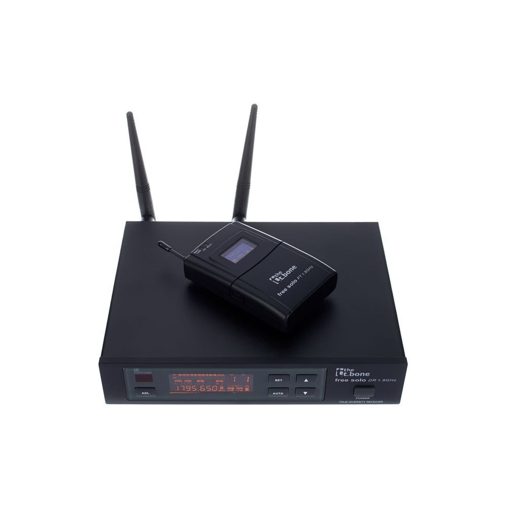 מערכת אלחוטית the t.bone 1.8GHz עם משדר כיס – לגיטרה, בס או מיקרופון דש, בתדר מאושר (יבוא בלעדי) 1 מערכת אלחוטית the t.bone 1.8GHz עם משדר כיס – לגיטרה, בס או מיקרופון דש, בתדר מאושר