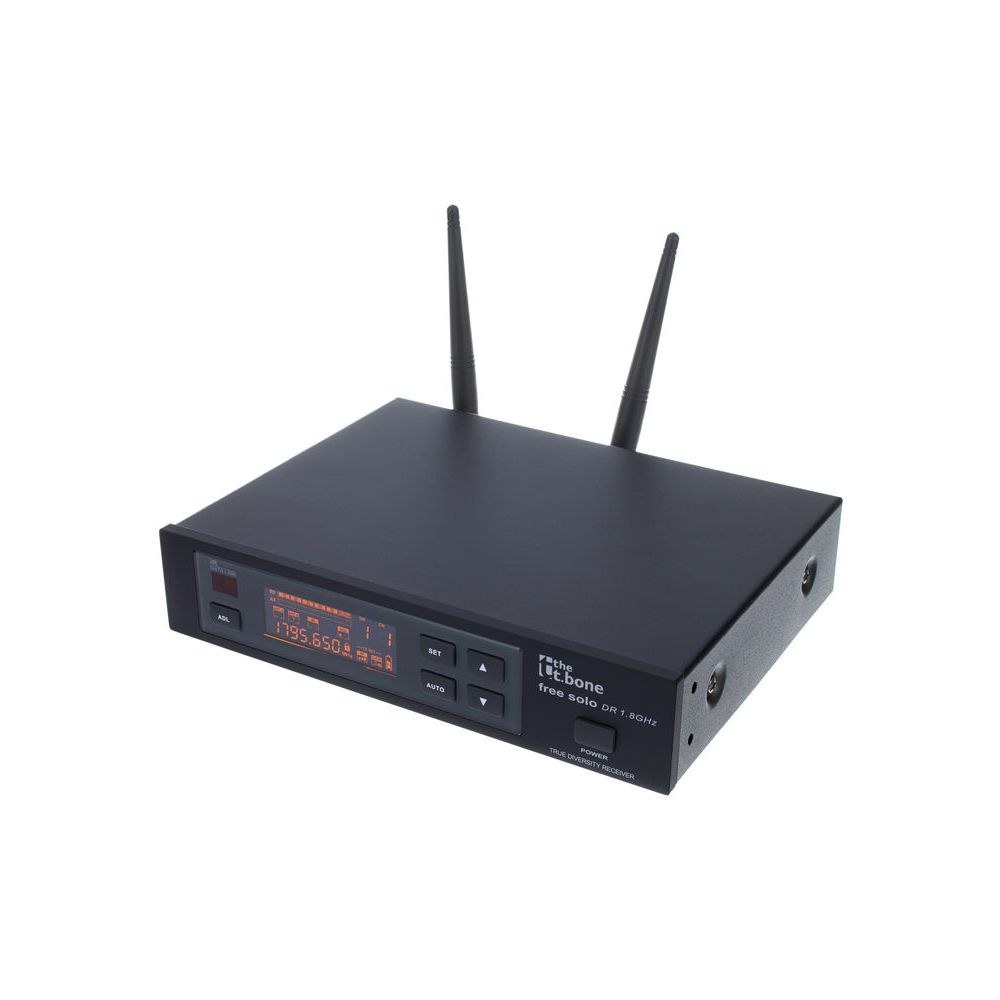 מערכת אלחוטית the t.bone 1.8GHz עם משדר כיס – לגיטרה, בס או מיקרופון דש, בתדר מאושר (יבוא בלעדי) 2 המערכת האלחוטית עם משדר הכיס של the t.bone – מערכת אלחוטית, תמונה 2