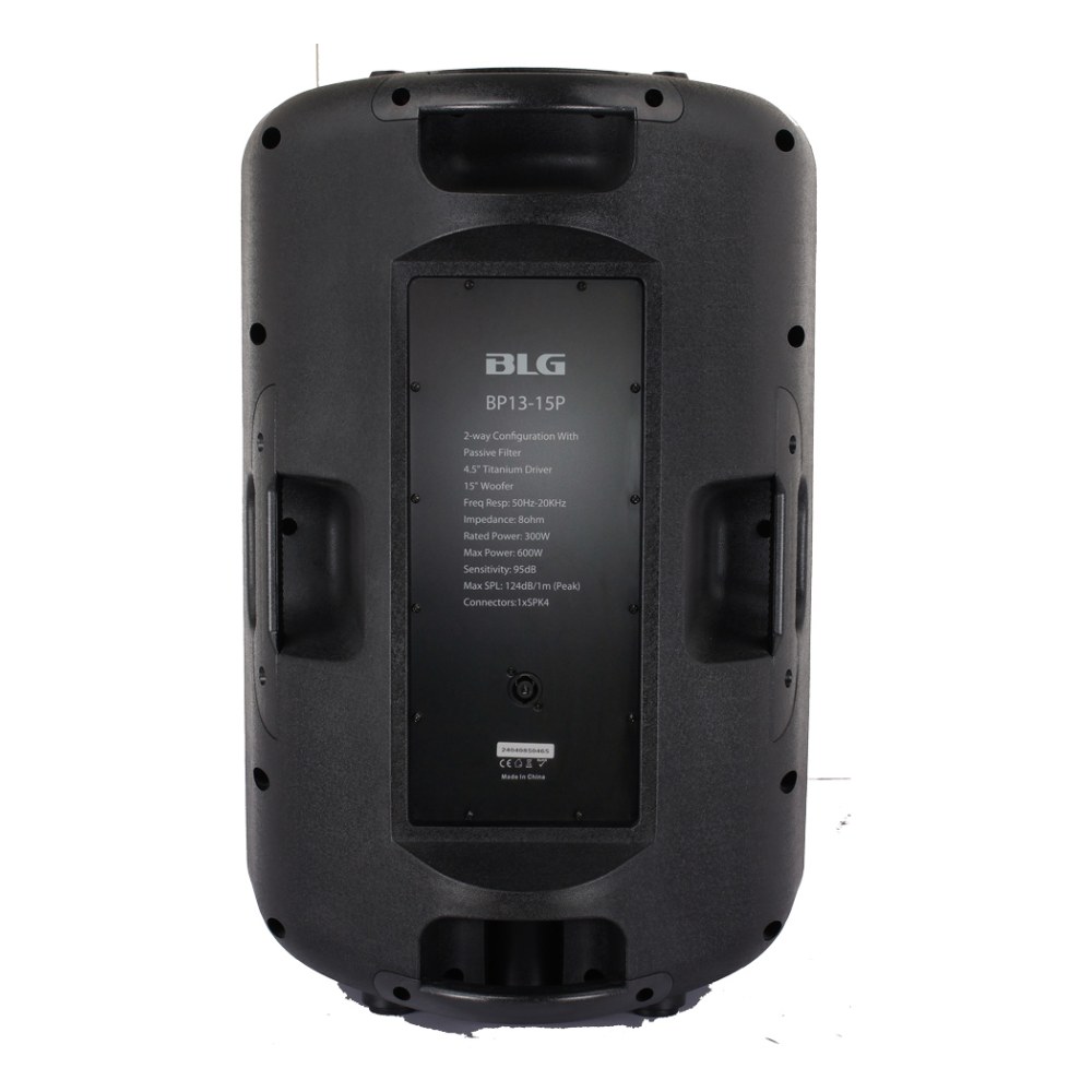 מערכת הגברה BLG Audio BP13-15 – זוג רמקולים 15 אינץ׳ מוגבר ופסיבי, 1600W עם סטנדים 4 מערכת הגברה BLG Audio BP13-15 עם זוג רמקולים 15 אינץ׳ וסטנדים – תמונה 4
