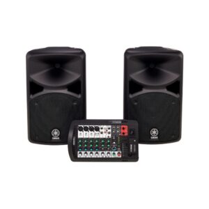מערכת הגברה ניידת Yamaha Stagepas 400BT – מיקסר 8 ערוצים ובלוטות׳