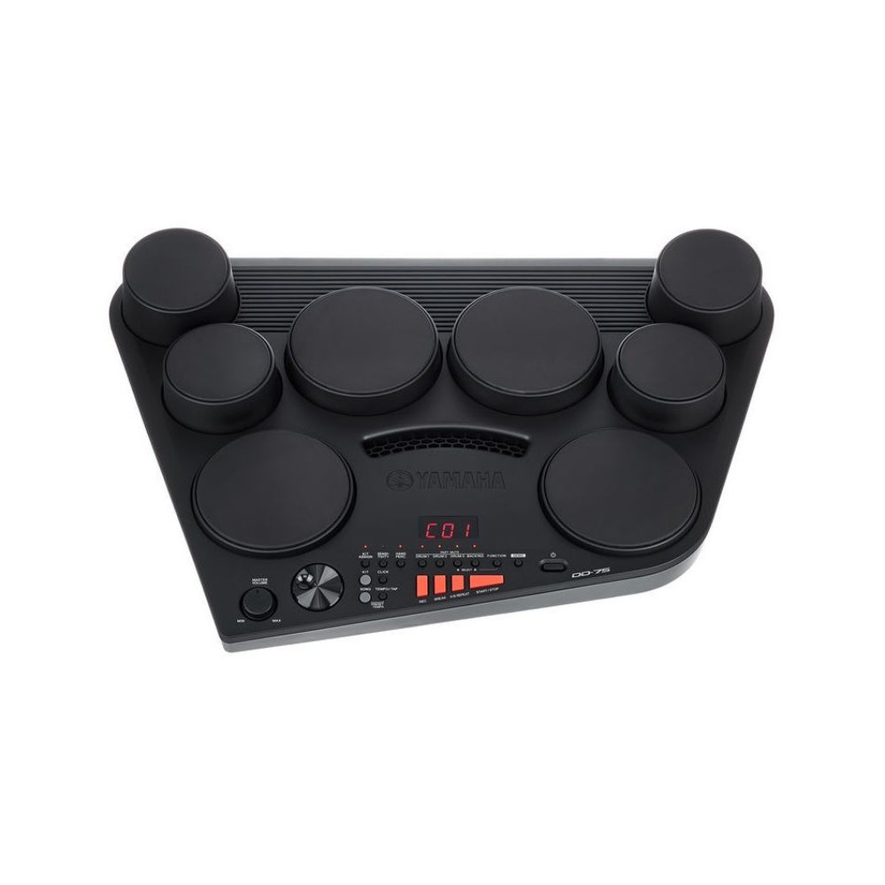 מערכת תופים אלקטרונית ניידת Yamaha DD-75 — 8 פדים + 2 דוושות 2 מערכת תופים אלקטרונית ניידת Yamaha DD-75 עם 8 פדים ושתי דוושות