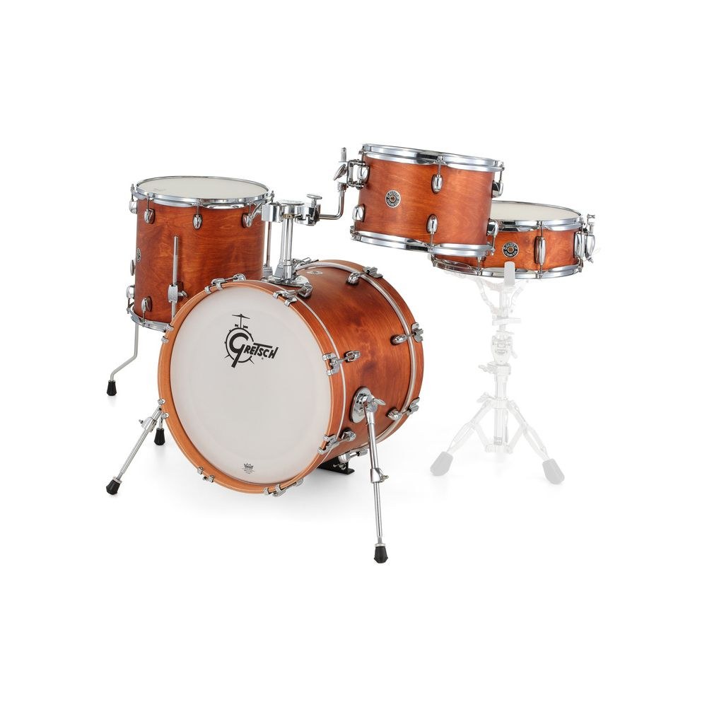 סט תופים Gretsch Catalina Club Jazz – מהגוני, גימור Satin Walnut Glaze 1 סט תופים Gretsch Catalina Club Jazz – מהגוני, גימור Satin Walnut Glaze