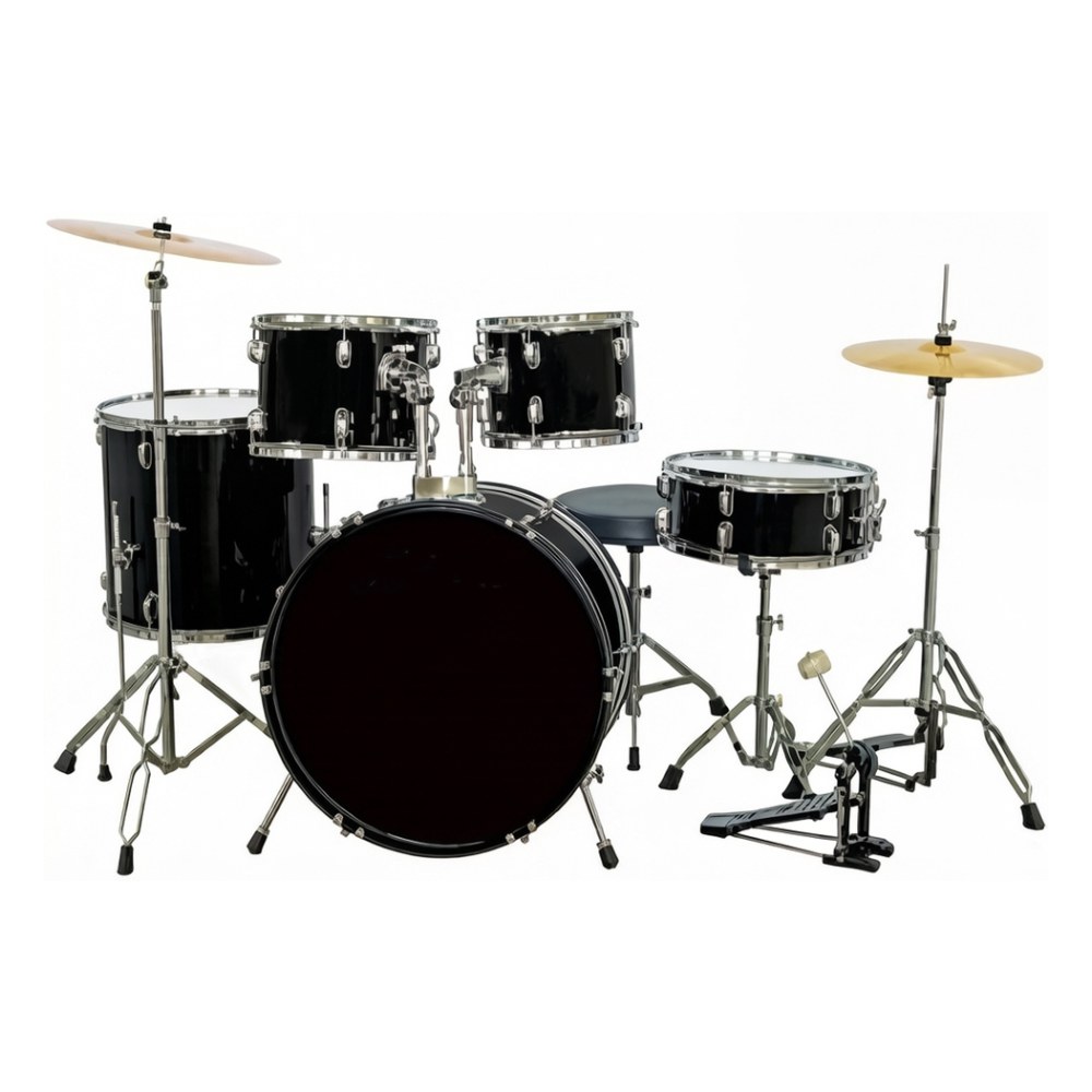 מערכת תופים Koala Drums YWDK-125 – בס 22 אינץ׳, מצילות, סטנדים וכיסא מתופף 1 מערכת תופים Koala Drums YWDK-125 עם מצילות, סטנדים וכיסא