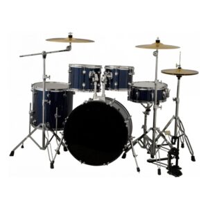 מערכת תופים Koala Drums YWDK-512 – כחול מטאלי, בס 22 אינץ׳ וסט מצילות