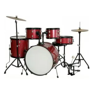 מערכת תופים למתחילים Koala Drums YWDK-2207 – בס 22 אינץ׳ עם מצילות, כיסא ופדל