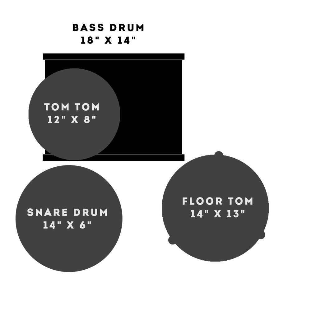 מערכת תופים 4 חלקים SONOR AQ2 Bop – בס 18 אינץ׳, Brown Fade (ללא חומרה) 2 מערכת תופים 4 חלקים SONOR AQ2 Bop – תמונה 2