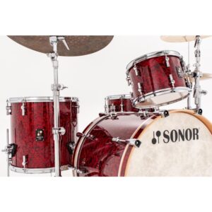 מערכת תופים 3 חלקים SONOR Momentum 322 מייפל – Red Pearl
