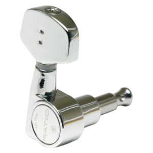 סט מפתחות לגיטרה אקוסטית 3+3 GRAPH TECH Ratio PRN-2411-C0 – כרום