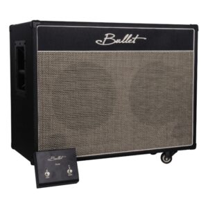 מגבר לגיטרה חשמלית Bullet Amps BT-100R – 100W, 2×12 אינץ׳, Bluetooth ופוטסוויץ׳